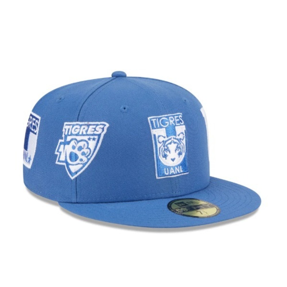 New Era® (SIZE 7 1/8) Club Tigres UANL 59FIFTY Fitted Cap in‎ Indigo